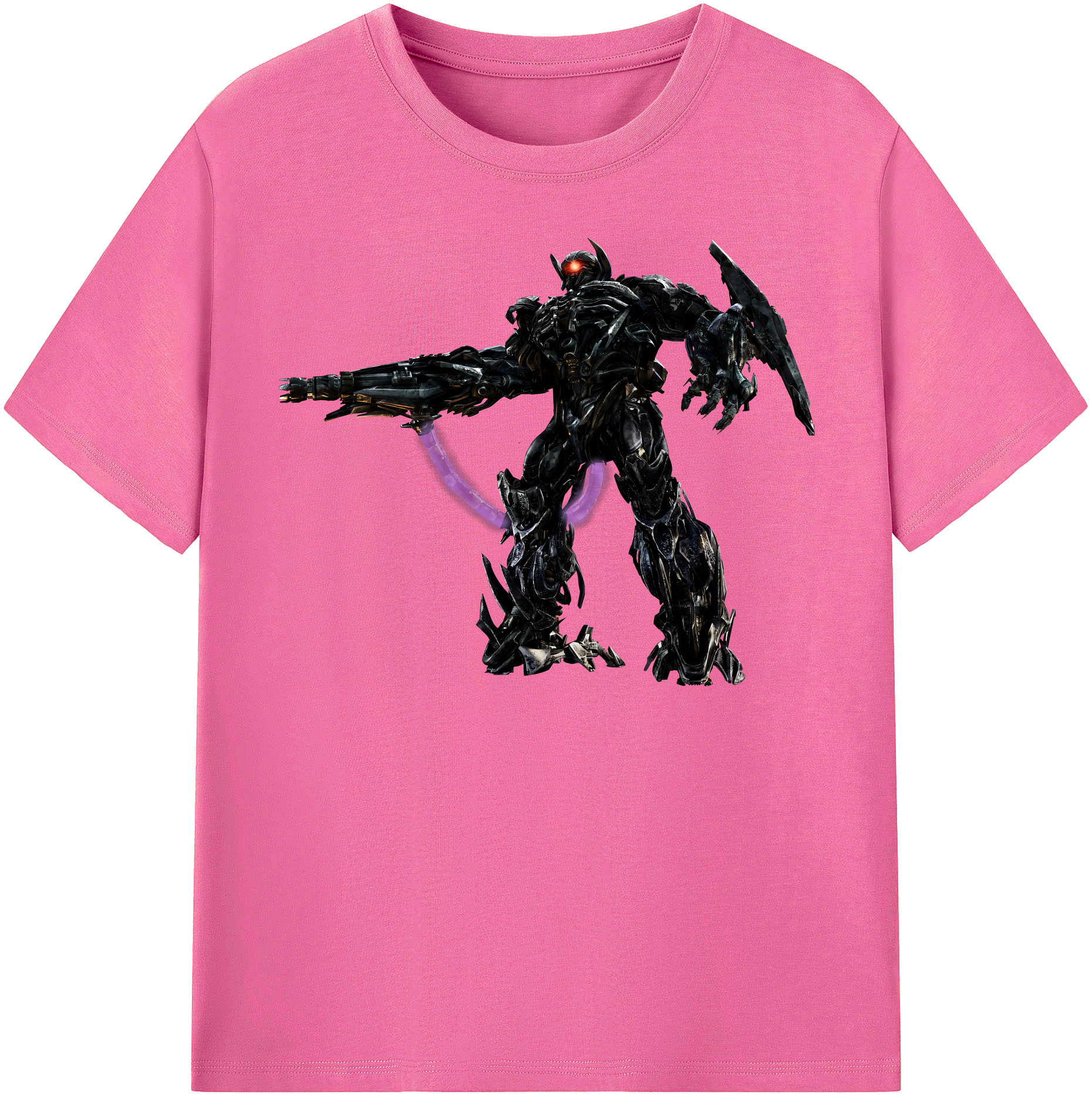 （画像用） Transformers トランスフォーマー レディースカジュアルプリントTシャツ（綿100％）
